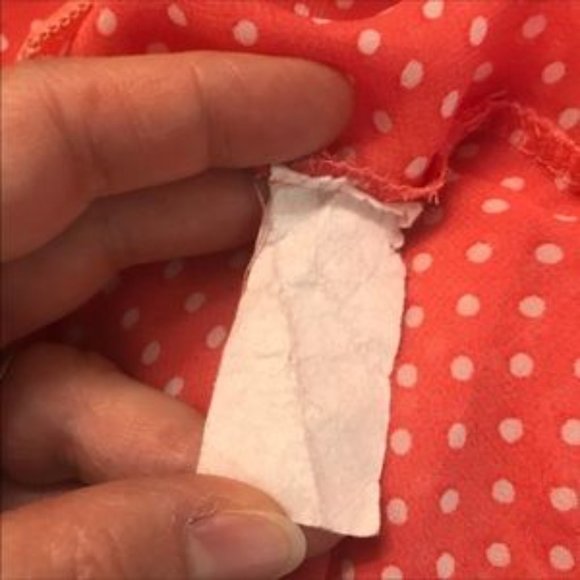 DownEast Coral Polka Dot Blouse - Picture 7 of 7